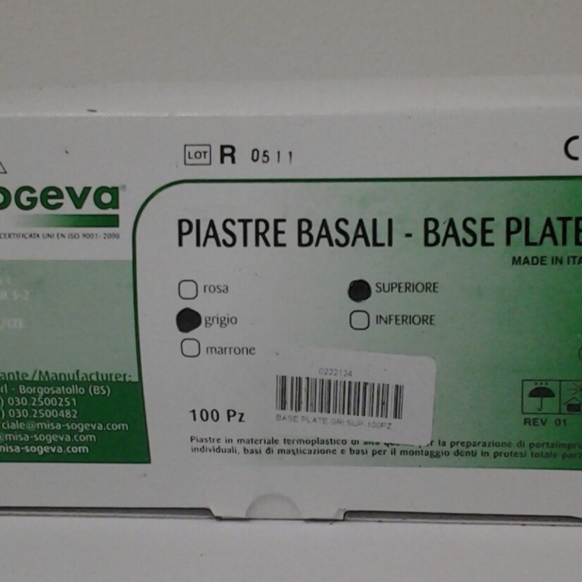 BASE PLATE GRIGI