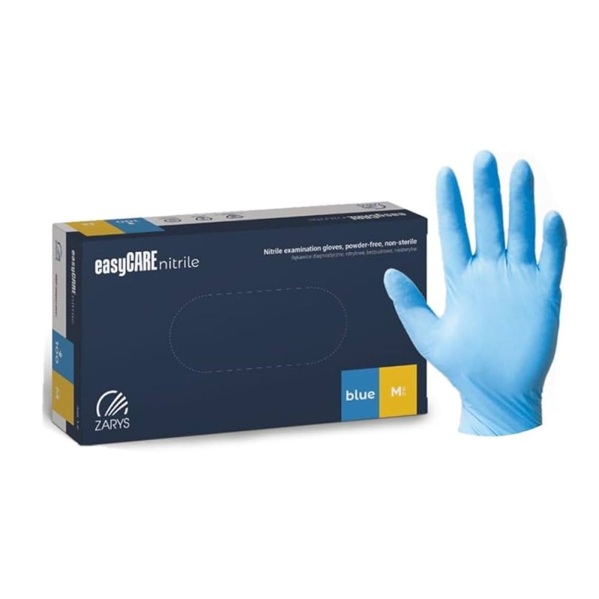 GUANTI IN NITRILE SENZA POLVERE EASY CARE – 50 PACCHI