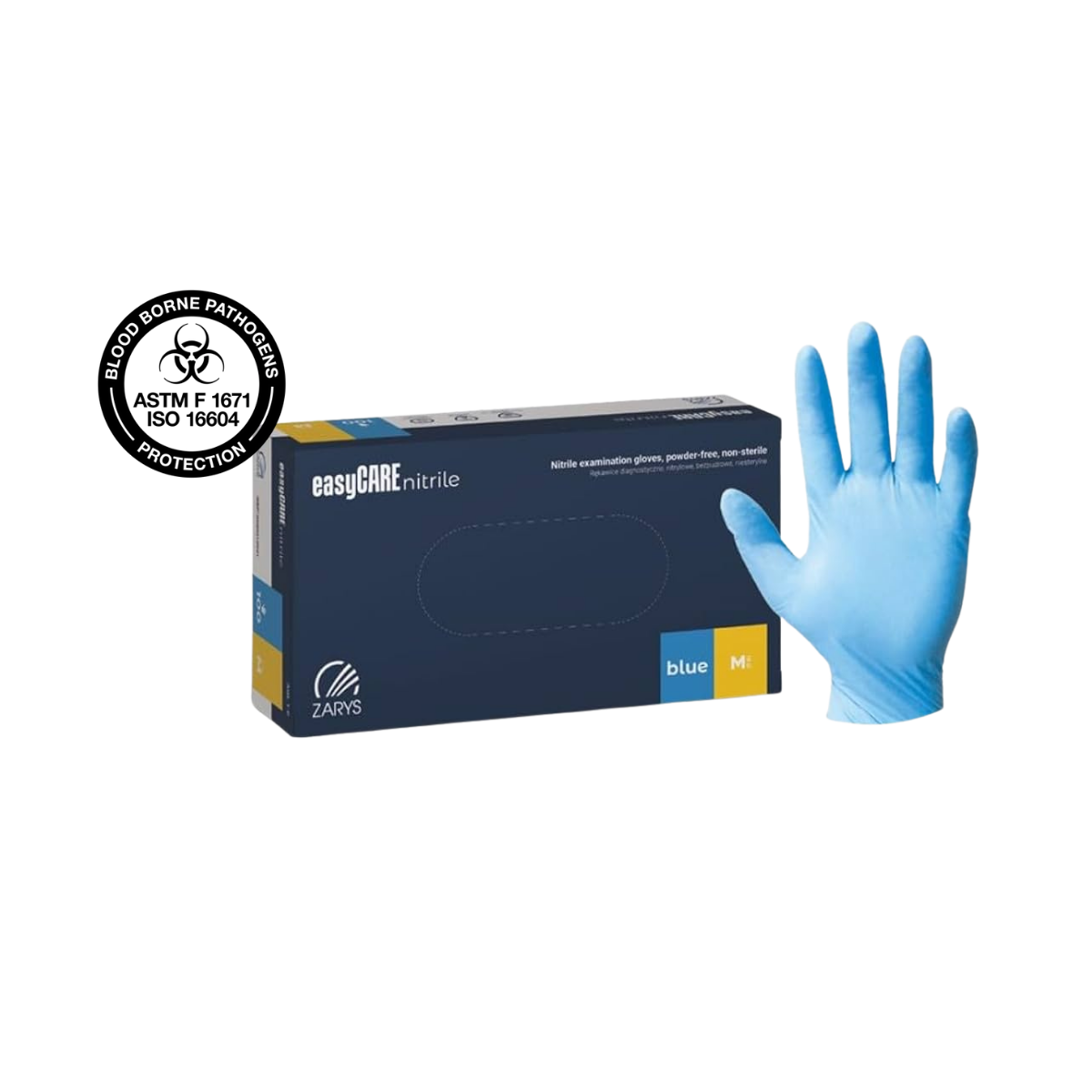 GUANTI IN NITRILE SENZA POLVERE EASY CARE