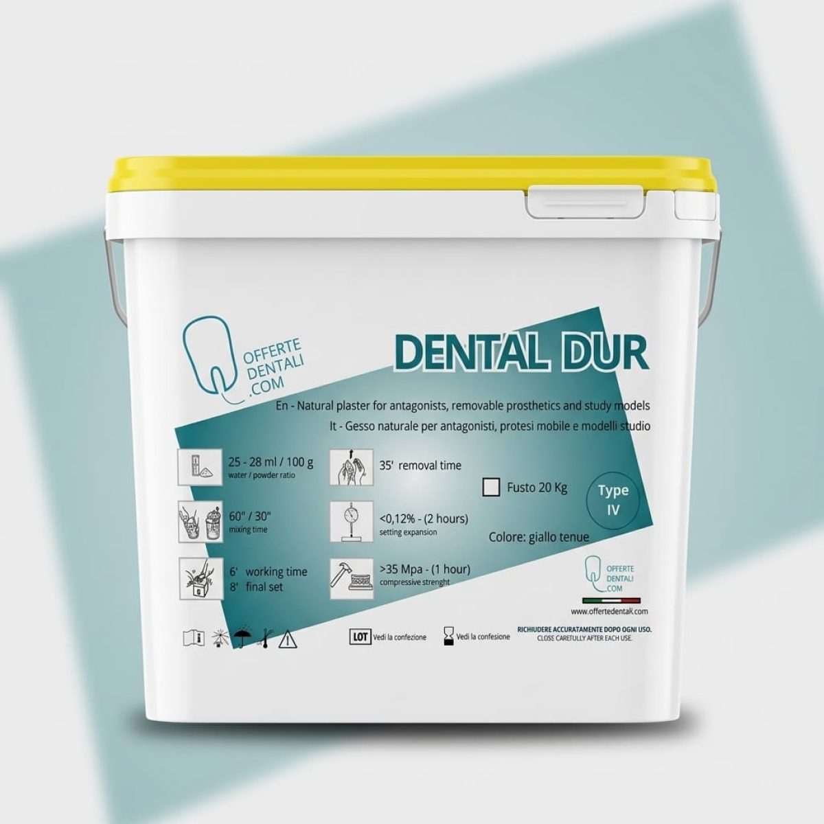 DENTAL DUR FUSTO 20KG.